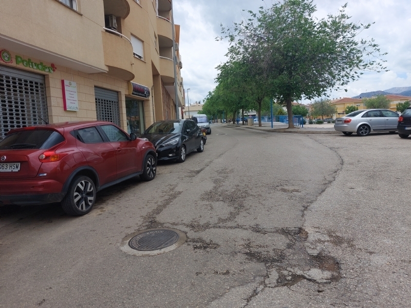 La próxima semana comienzan las obras de instalación de redes de agua en la calle Alfonso Muñoz Sánchez, junto al recinto ferial