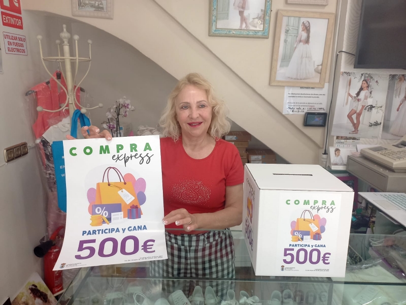 Más de 50 comercios de Totana se adhieren a la campaña “Compra Express”, con la que se pretende incentivar el consumo local