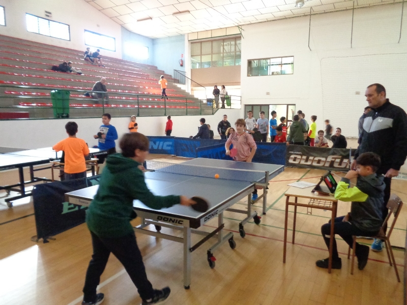 Se celebra la Fase Local de Tenis de Mesa del programa de Deporte Escolar, con la participación de un total de 78 deportistas de diferentes colegios de Totana 