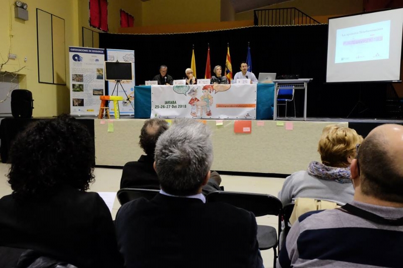 La concejal de Educación presenta las experiencias del Pleno infantil de Totana en el II Congreso de Educación en Democracia Activa, celebrado este fin de semana en Jaraba (Zaragoza)