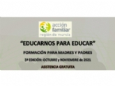 Finaliza la tercera edición del Ciclo Formativo "Educarnos para educar" de la Escuela de Padres y Madres on line