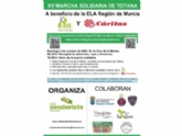 Este domingo 2 de octubre se celebra la XV Marcha Solidaria de Totana a beneficio de las asociaciones ELA Región de Murcia y Cáritas