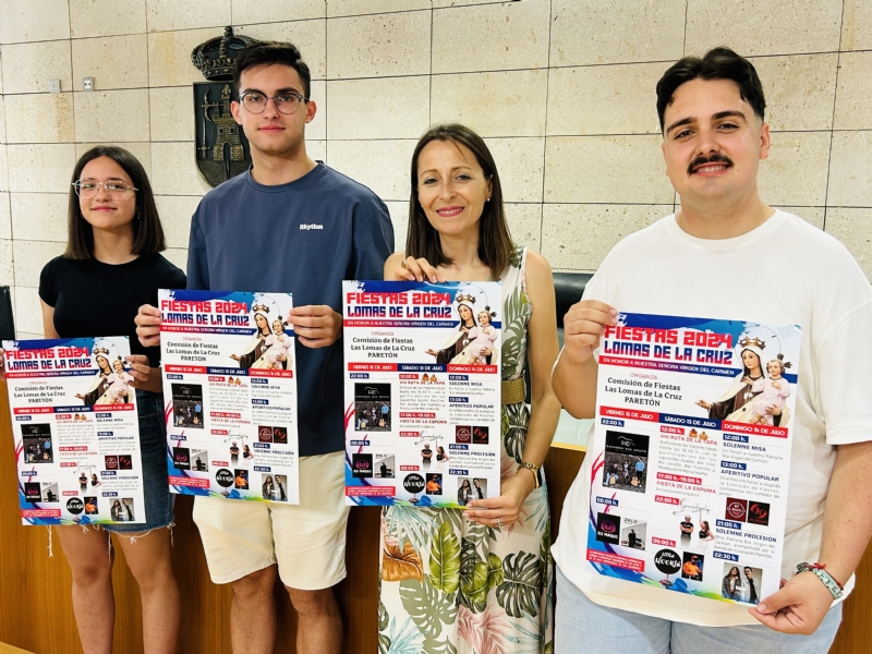 Las fiestas de Las Lomas de la Cruz, en honor a la Virgen del Carmen, se celebran el fin de semana del 12 al 14 de julio