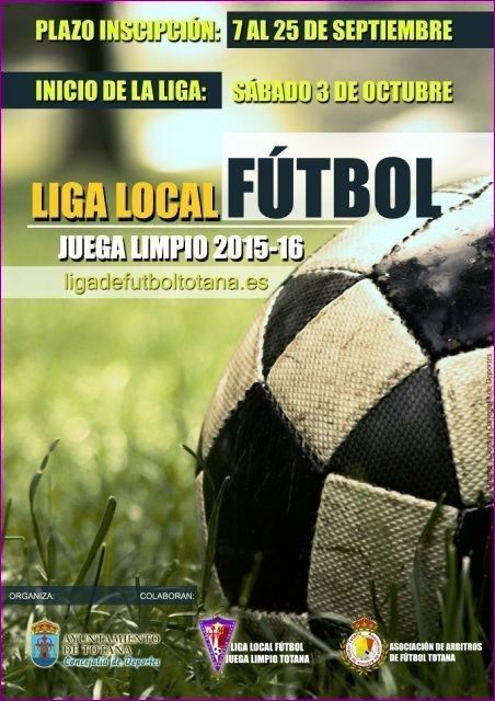 El comienzo de la Liga Local de Ftbol Juega Limpio se aplaza al fin de semana del 10 y 11 de octubre con un total de 11 equipos, dos ms que la temporada pasada