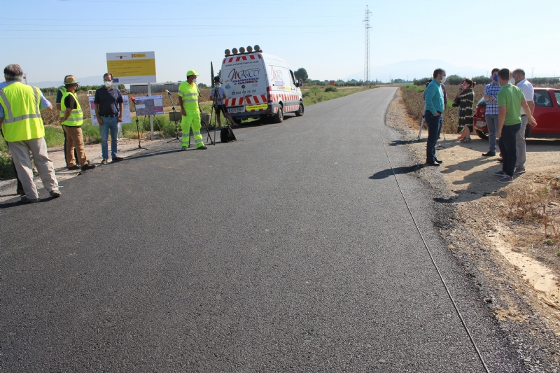 Este mes estarn finalizadas las obras de acondicionamiento del Camino del Trini, que se ejecutan dentro del Plan Regional de Caminos Rurales 2014/20
