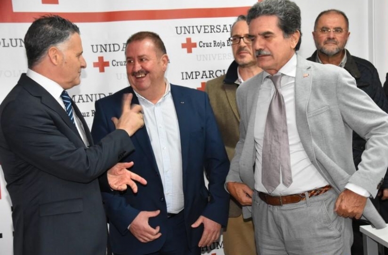 Vídeo. Cruz Roja Española inaugura su nueva sede en Totana, en la que se desarrollarán inicialmente dos proyectos en el ámbito laboral y de seguimiento a familias de acogida