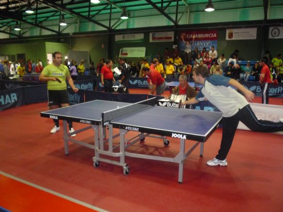 LOS ALUMNOS DEPORTISTAS DEL CENTRO OCUPACIONAL "JOSÉ MOYA" PARTICIPAN EN EL CAMPEONATO REGIONAL DE TENIS DE MESA CELEBRADO EN CARTAGENA