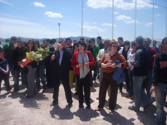 SE INAUGURA EL NUEVO CAMPO DE CSPED ARTIFICIAL DEL NUEVO CAMPO DE FTBOL MUNICIPAL BERNARDO CNOVAS EN LA PEDANA DE EL PARETN