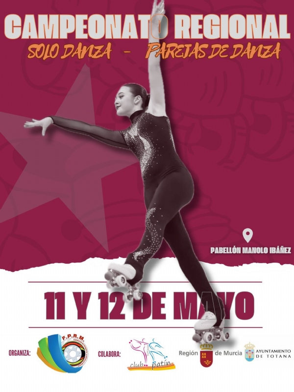El Pabellón Municipal "Manolo Ibáñez" acoge el próximo fin de semana del 11 y 12 de mayo el Campeonato Regional de Solo Danza