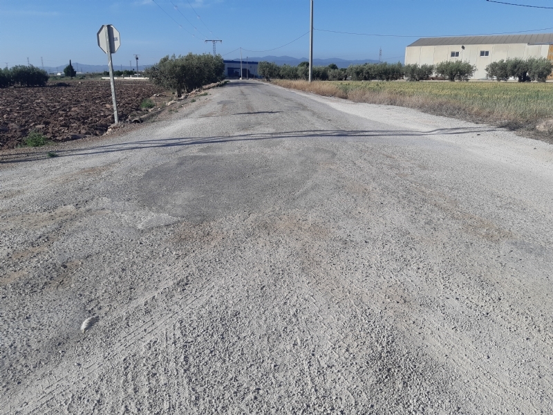 Se incluyen varias vas rurales de cuatro pedanas en el Registro Municipal de Caminos del Ayuntamiento de Totana