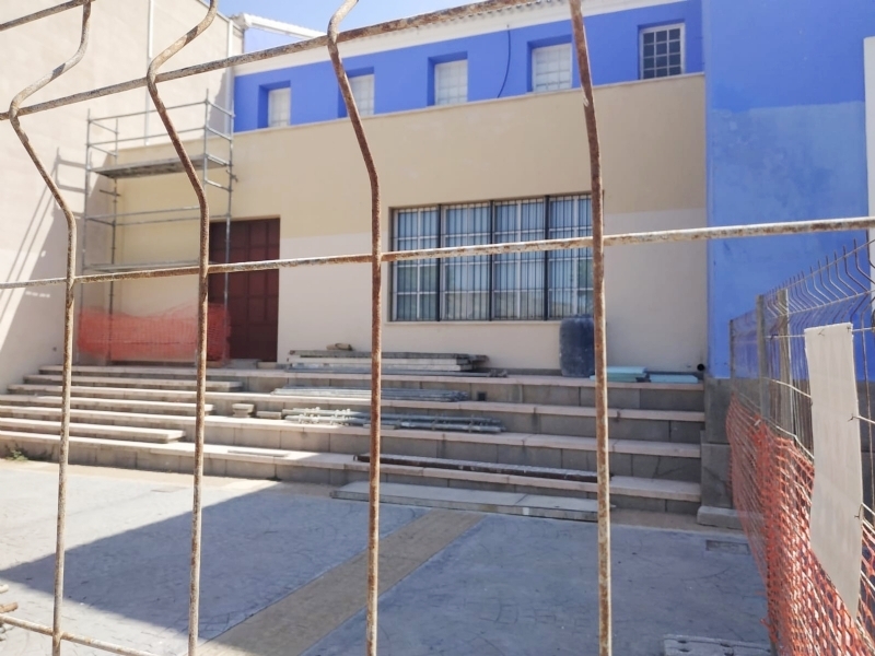 Comienzan las obras de rehabilitacin del Teatro Gins Rosa del Centro Sociocultural La Crcel, que se financian en el marco del POS 2018/19 que promueve la Comunidad Autnoma 