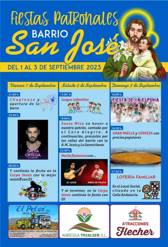 Arranca el primer fin de semana de septiembre con las tradicionales fiestas patronales del barrio de San José