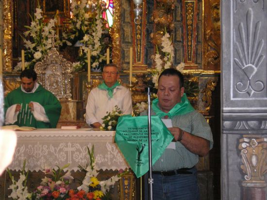 AUTORIDADES LOCALES ASISTEN A LA EUCARISTA Y AL HOMENAJE REALIZADO EN MEMORIA DE LOS MIEMBROS FALLECIDOS DE LA ASOCIACIN DE FAMILIARES Y ENFERMOS DE ALZHEIMER LA CARRASCA DE TOTANA