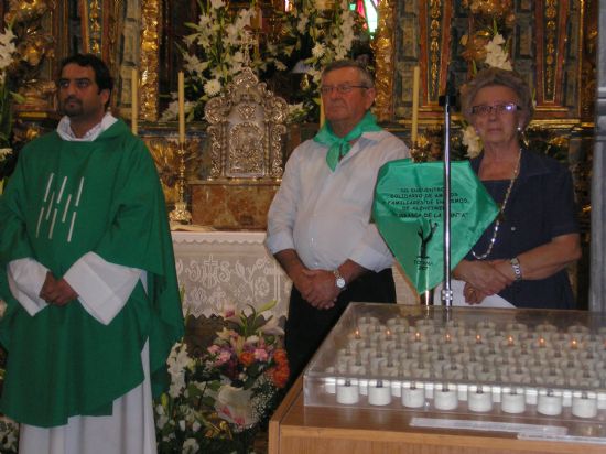 AUTORIDADES LOCALES ASISTEN A LA EUCARISTA Y AL HOMENAJE REALIZADO EN MEMORIA DE LOS MIEMBROS FALLECIDOS DE LA ASOCIACIN DE FAMILIARES Y ENFERMOS DE ALZHEIMER LA CARRASCA DE TOTANA