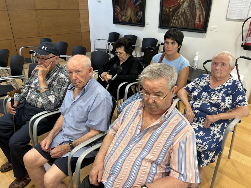 Totana celebra el acto institucional con motivo del Da Internacional de las Personas Mayores, con la participacin de usuarios de los Centros de Da para Personas Dependientes