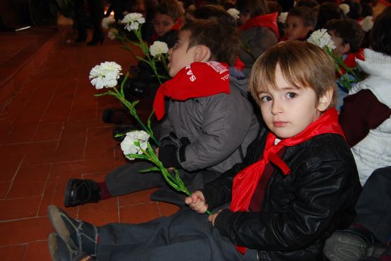 LOS ALUMNOS DE LOS COLEGIOS "REINA SOFÍA" Y "SANTA EULALIA" CELEBRAN SENDAS ROMERÍAS EN HONOR A LA PATRONA, DONDE NO HA FALTADO EL COLORIDO CON LOS CÁNTICOS POPULARES Y PRODUCTOS TÍPICOS DE TOTANA