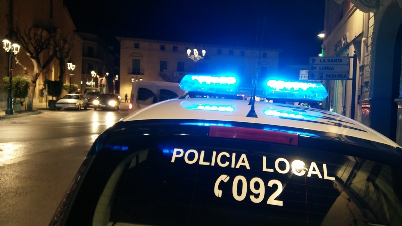 La Polica Local de Totana detiene al presunto autor de un delito de Violencia de Gnero en este municipio