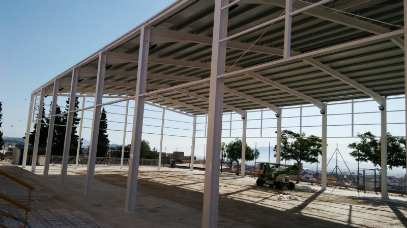 La nueva pista polideportiva del CEIP "San José" estará operativa a partir del próximo curso escolar 2019/2020
