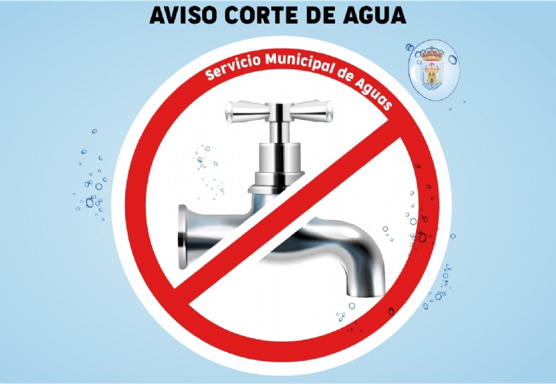 Se va a proceder al corte de suministro de agua potable maana martes en El Paretn y El Raiguero, desde las 8:00 y hasta las 14:00 horas