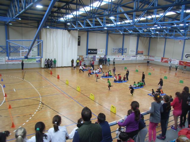 Los colegios "Tierno Galván" y "Luís Pérez Rueda" participaron en la Final Regional de Jugando al Atletismo de Deporte Escolar, celebrada en Torre Pacheco