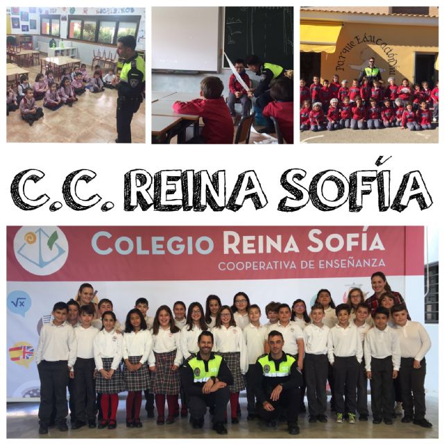 Un total de 370 escolares del Colegio Reina Sofa participan en las sesiones formativas de la Escuela de Educacin Vial de la Polica Local