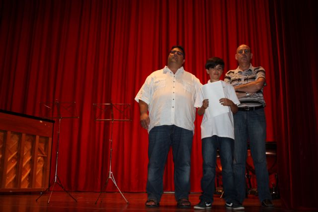 SE CLAUSURA EL CURSO 2012/13 DE LA ESCUELA MUNICIPAL DE MÚSICA DE TOTANA EN UN ACTO CELEBRADO EN EL CENTRO SOCIOCULTURAL "LA CÁRCEL"