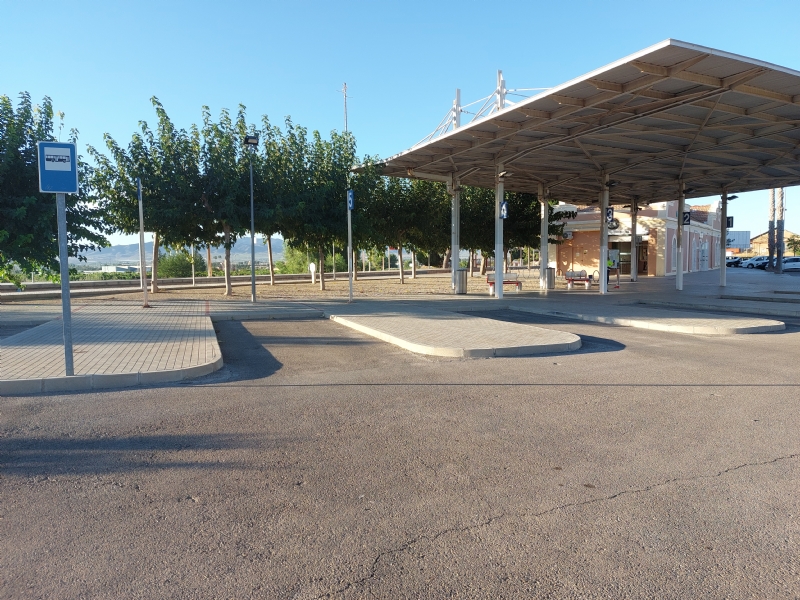 Horarios servicio de autobuses para dar transporte a viajeros a consecuencia de la eliminacin temporal del servicio ferroviario de Cercanas Murcia-Lorca-guilas