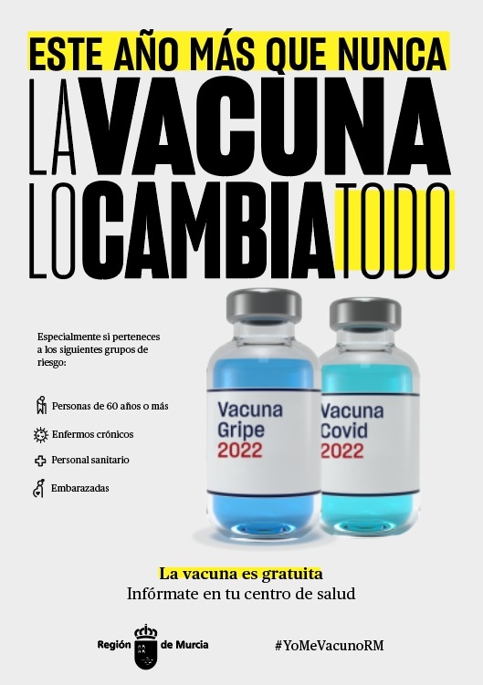 Vdeo. Hoy y maana comienza de forma oficial la campaa de vacunacin antigripal y la combinada antigripal+COVID-19 en los Centros de Salud de Totana