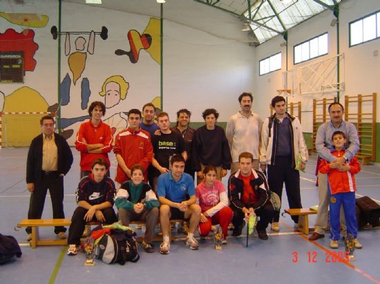UN TOTAL DE 70 NIOS PARTICIPAN EN EL X TORNEO DE BDMINTON CIUDAD DE TOTANA EN LAS FIESTAS PATRONALES DE SANTA EULALIA