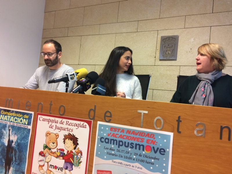 Vídeo. El Centro Deportivo "MOVE" promueve una campaña de recogida de juguetes del 11 de diciembre al 4 de enero a beneficio de las dos Cáritas de Totana
