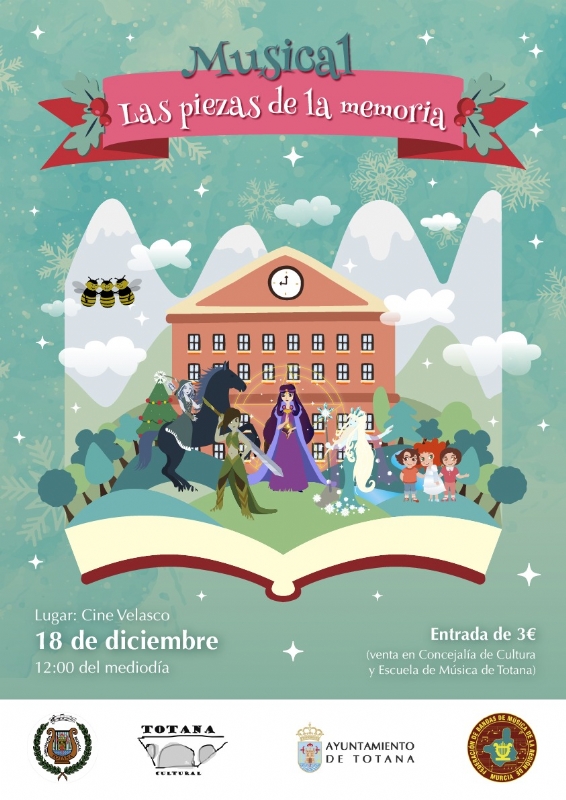 Vdeo. La Agrupacin Musical celebra el Musical Las piezas de la memoria el prximo 18 de diciembre en el Cine Velasco (12:00 horas)