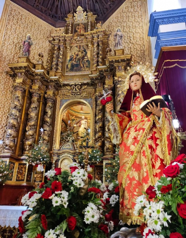 Santa Eulalia, Patrona de Totana, regresa a su ermita en Sierra Espua acompaada por ms de 13.000 personas