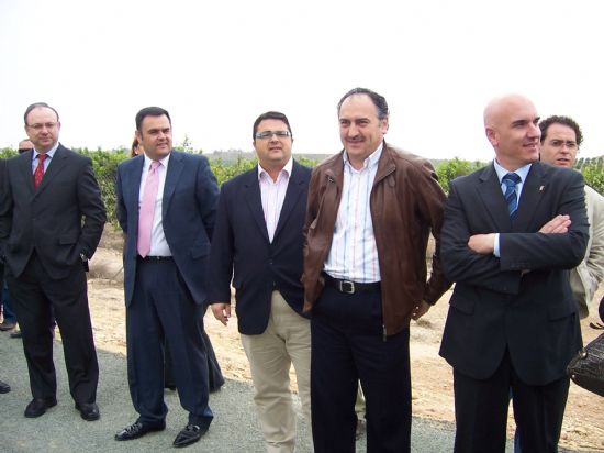 AUTORIDADES MUNICIPALES ASISTEN A LA INAUGURACI�N DE LA AUTOV�A DE CONEXI�N DE LA A-7 EN ALHAMA CON EL CAMPO DE CARTAGENA, QUE SUPONDR� UN AHORRO DE 28 MINUTOS EN EL TRAYECTO