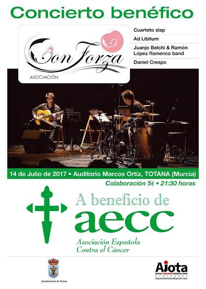 Vdeo. La Asociacin Musical Con Forza organiza un concierto benfico el prximo 14 de julio, en el auditorio del parque Marcos Ortiz (21:30 horas), a beneficio de la AECC