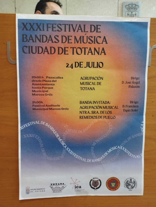 Un concierto extraordinario hermanar a las Bandas de Msica de Totana y Mieres (Asturias) el prximo 15 de julio dentro de las fiestas patronales de Santiago