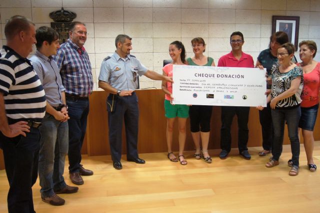 El EVA-13 recauda 2.558 euros en la Carrera Dragon Challenge "Memorial Subteniente Pérez Calleja" que se celebró en junio en Sierra Espuña, que dona a las asociaciones "DGenes" y "AELIP"