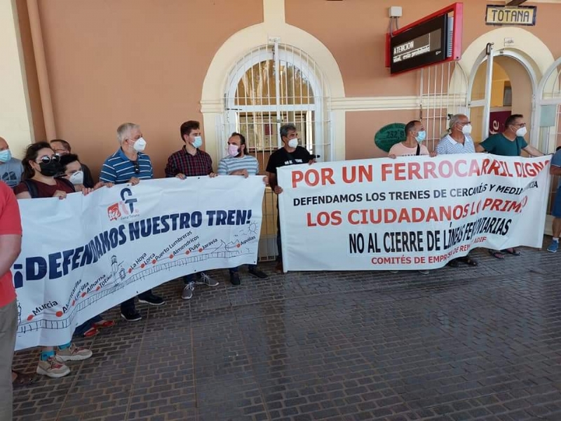 La Alcalda eleva una mocin exigiendo a ADIF que no corte el servicio de Cercanas Murcia-Lorca-guilas previsto para el da 1 de octubre