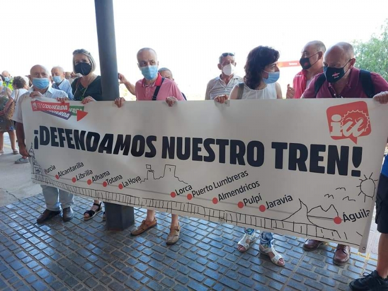 La Alcalda eleva una mocin exigiendo a ADIF que no corte el servicio de Cercanas Murcia-Lorca-guilas previsto para el da 1 de octubre