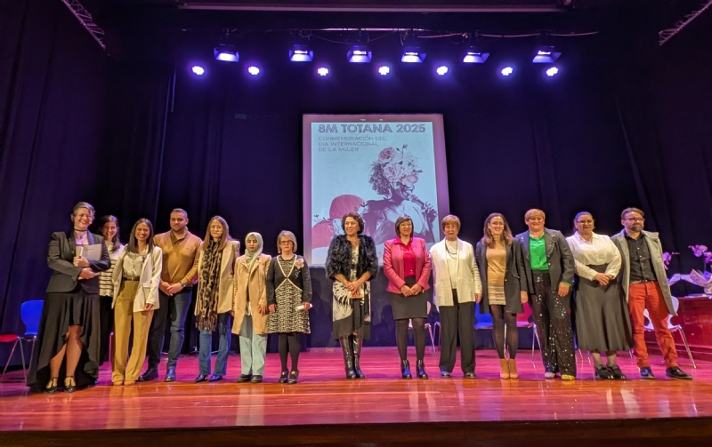 Totana conmemora el Da Internacional de la Mujer homenajeando a 7 vecinas que son un referente en distintos mbitos de la sociedad local