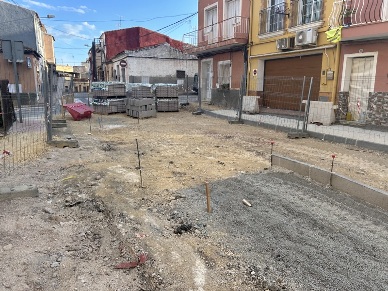 Entran en su última fase las obras de renovación de la red de agua potable y pavimentado del tramo de la calle Ramblica