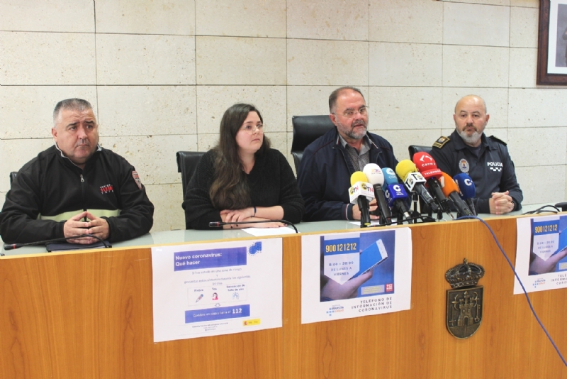 Vdeo. El Ayuntamiento de Totana reitera el mensaje de tranquilidad, responsabilidad y prudencia ante el primer caso de coronavirus en este municipio