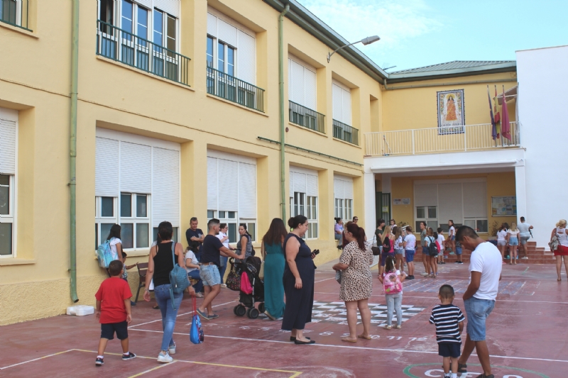 Un total de 3.592 alumnos de Educacin Infantil y Primaria comienzan el curso escolar 2019/20 con normalidad en once colegios de Totana
