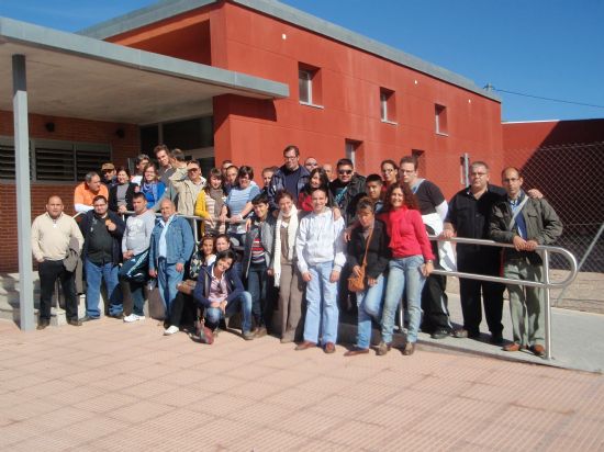 EL SERVICIO DE APOYO PSICOSOCIAL DE TOTANA RECIBE LA VISITA DE LOS USUARIOS DE LOS TALLERES DE LA ASOCIACIN DE REHABILITACIN DE LORCA