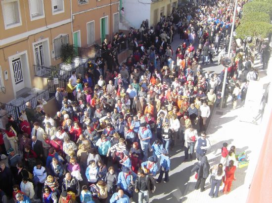 CERCA DE 10.000 PERSONAS ACOMPAARON A SANTA EULALIA DE MRIDA DESDE SU SANTUARIO A TOTANA