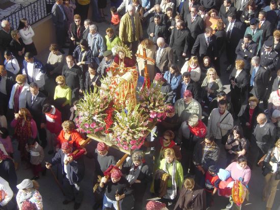 CERCA DE 10.000 PERSONAS ACOMPAARON A SANTA EULALIA DE MRIDA DESDE SU SANTUARIO A TOTANA