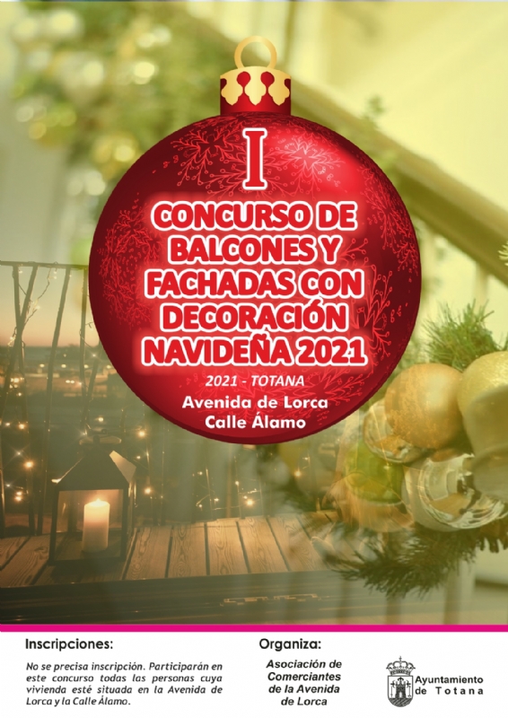 La Asociacin de Comerciantes de la Avenida de Lorca y la Concejala de Comercio organizan el I Concurso de Balcones y Fachadas con decoracin navidea 