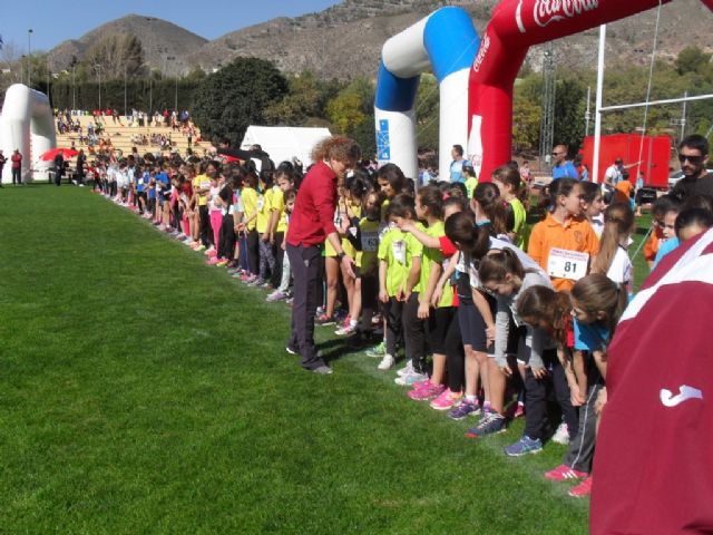 Un total de 28 escolares de Totana participaron en la Final Regional de Campo a través de Deporte Escolar benjamín y alevín, celebrada en Lorca