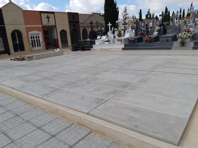 Concluyen las obra de las 20 nuevas fosas construidas en el Cementerio Municipal Nuestra Seora del Carmen que permiten dar cobertura a la demanda existente