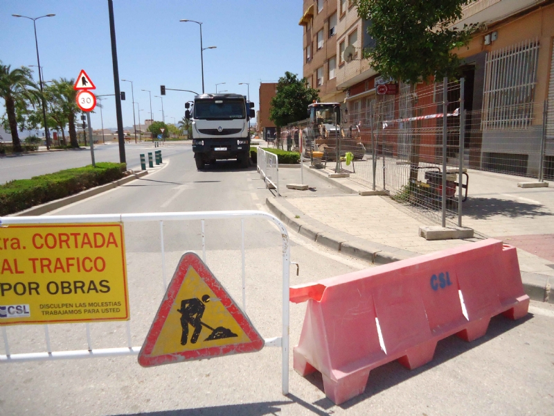 La Concejala de Aguas y Alcantarillado comienza las obras para la instalacin de un tramo de la red de alcantarillado entre la avenida Juan Carlos I y la calle Ramn y Cajal