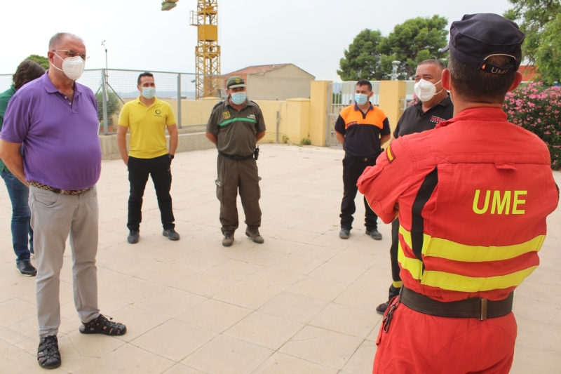 Vdeo. La UME realiza desde hoy y hasta el jueves un ejercicio de colaboracin y conocimiento en zonas susceptibles de sufrir un incendio forestal en el municipio de Totana